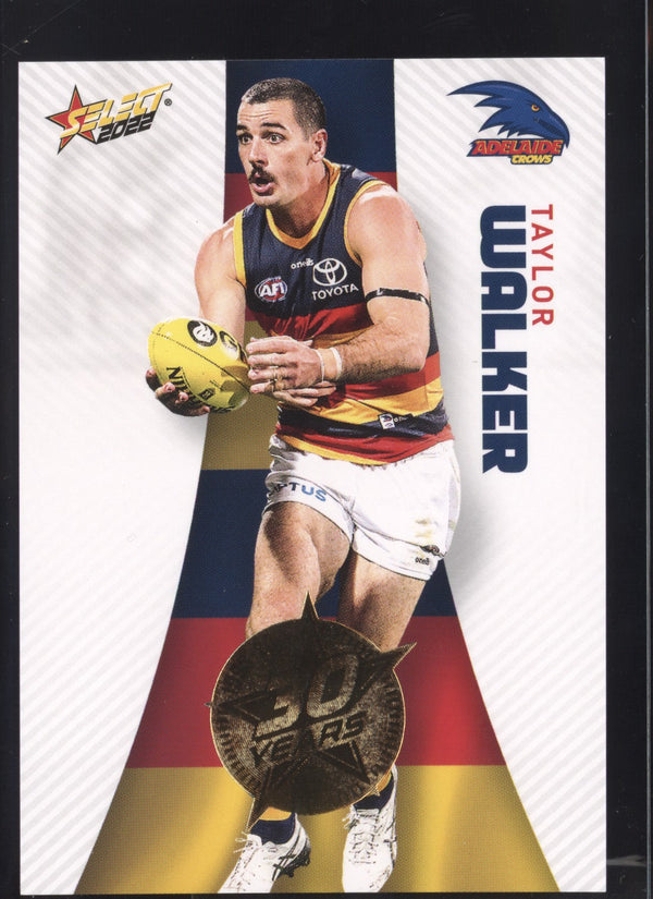 Taylor Walker 2022 AFL- Select Footy Stars Gold Seal