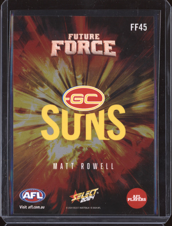 Matt Rowell 2024 Select Footy Stars FF45 Future Force