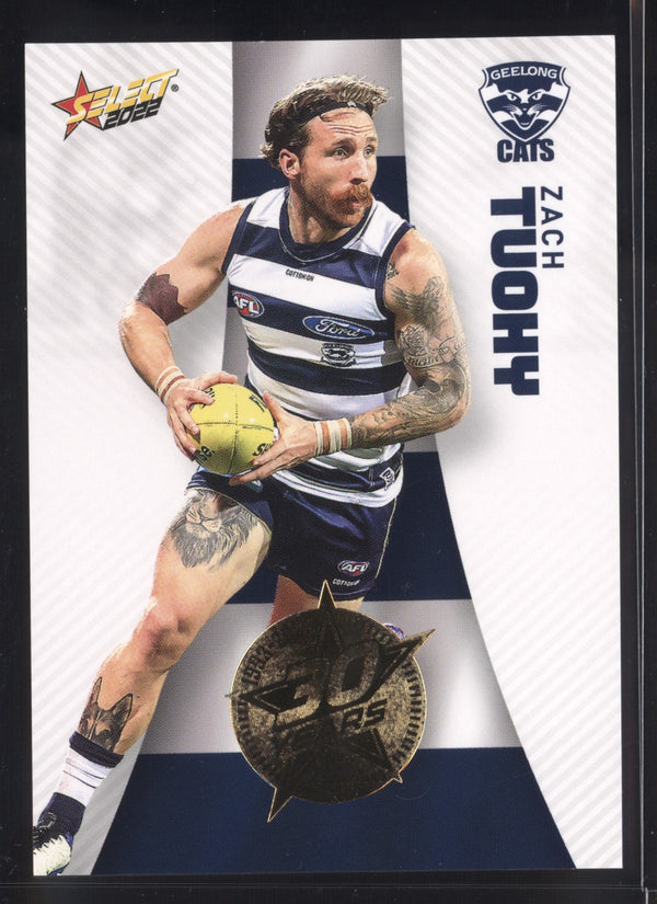 Zach Tuohy 2022 AFL- Select Footy Stars Gold Seal