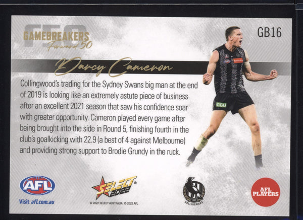 Darcy Cameron 2022 Select Footy Stars Gamebreakers