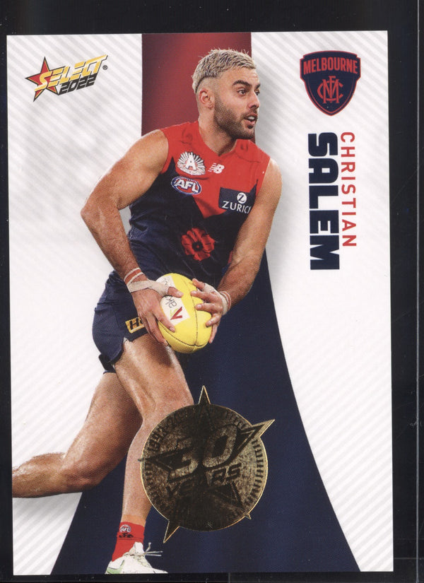 Christian Salem 2022 AFL- Select Footy Stars Gold Seal