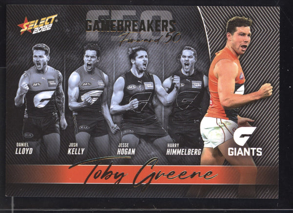 Toby Greene 2022 Select Footy Stars Gamebreakers