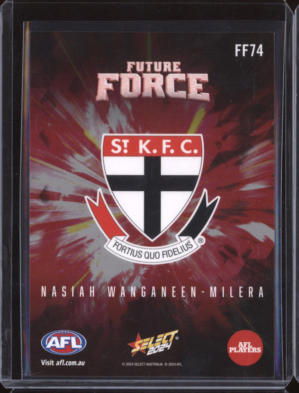 Nasiah Wanganeen-Milera 2024 Select Footy Stars FF74 Future Force