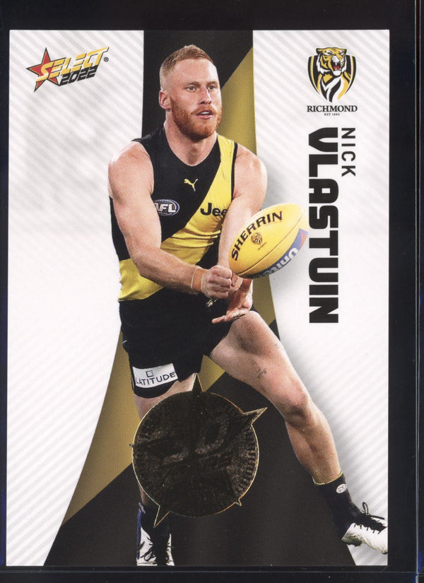 Nick Vlastuin 2022 AFL- Select Footy Stars Gold Seal