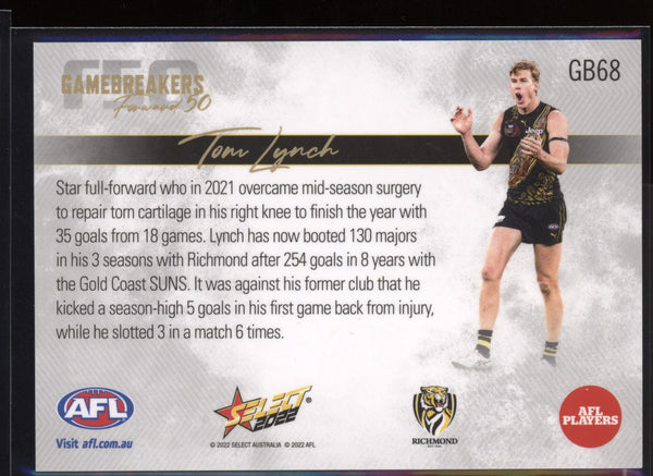 Tom Lynch 2022 Select Footy Stars Gamebreakers