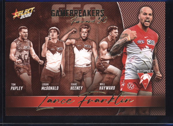 Lance Franklin 2022 Select Footy Stars Gamebreakers