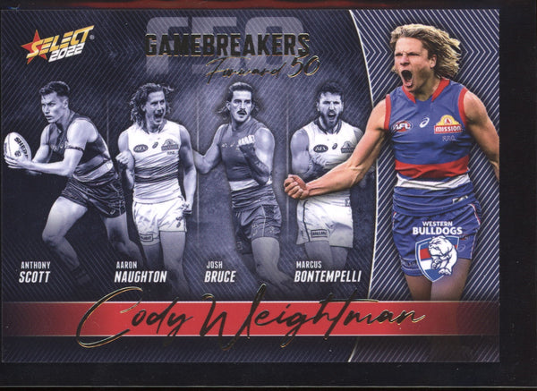 Cody Weightman 2022 Select Footy Stars Gamebreakers