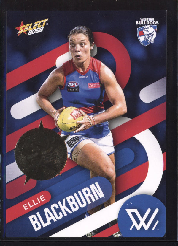 Ellie Blackburn 2022 AFL- Select Footy Stars AFLW Gold Seal