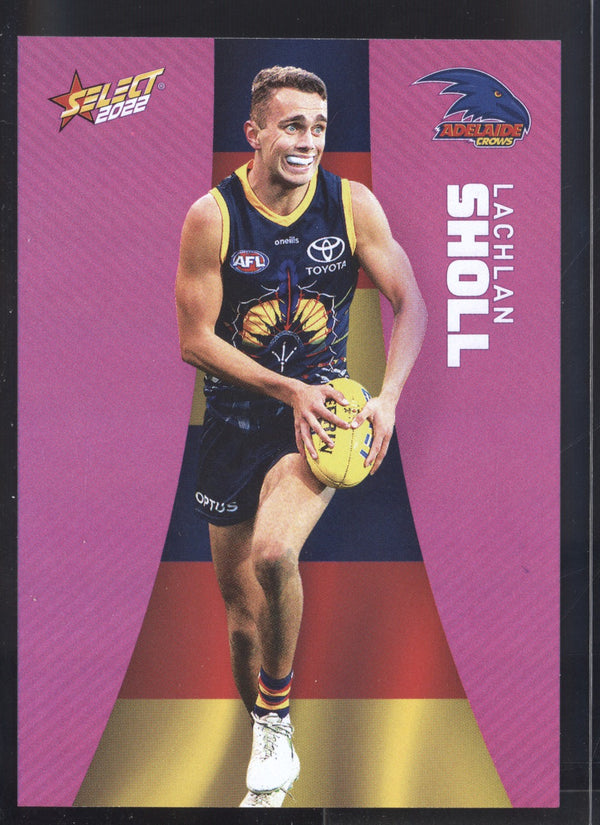 Lachlan Sholl 2022 AFL- Select Footy Stars Purple Parallel