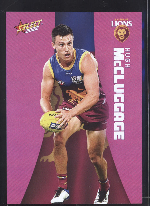 Hugh McCluggage 2022 AFL- Select Footy Stars Purple Parallel