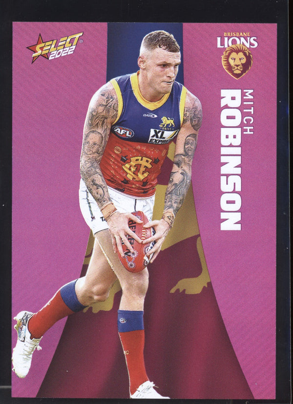 Mitch Robinson 2022 AFL- Select Footy Stars Purple Parallel