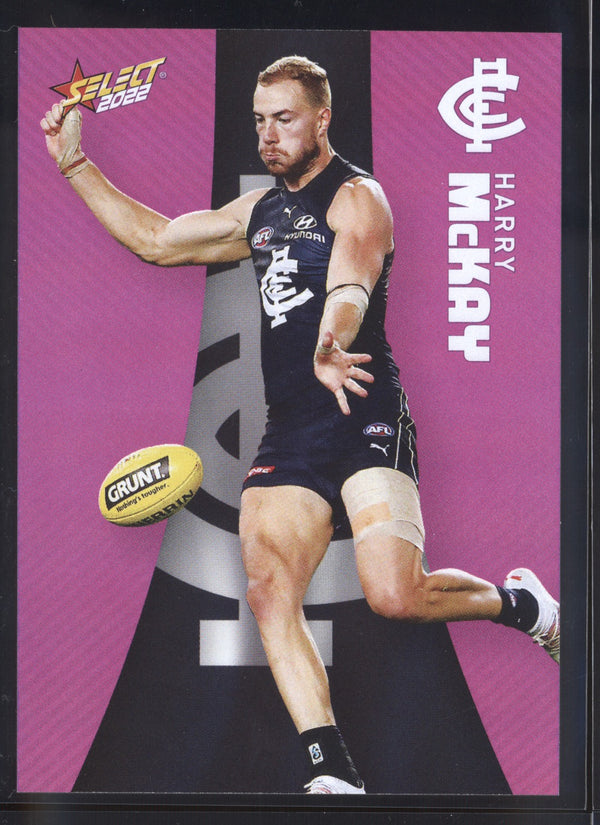 Harry Mckay 2022 AFL- Select Footy Stars Purple Parallel