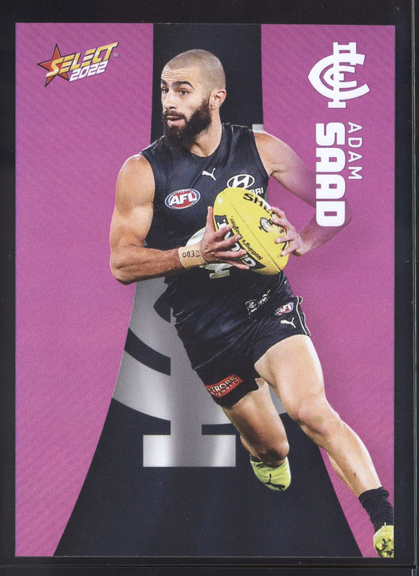 Adam Saad 2022 AFL- Select Footy Stars Purple Parallel