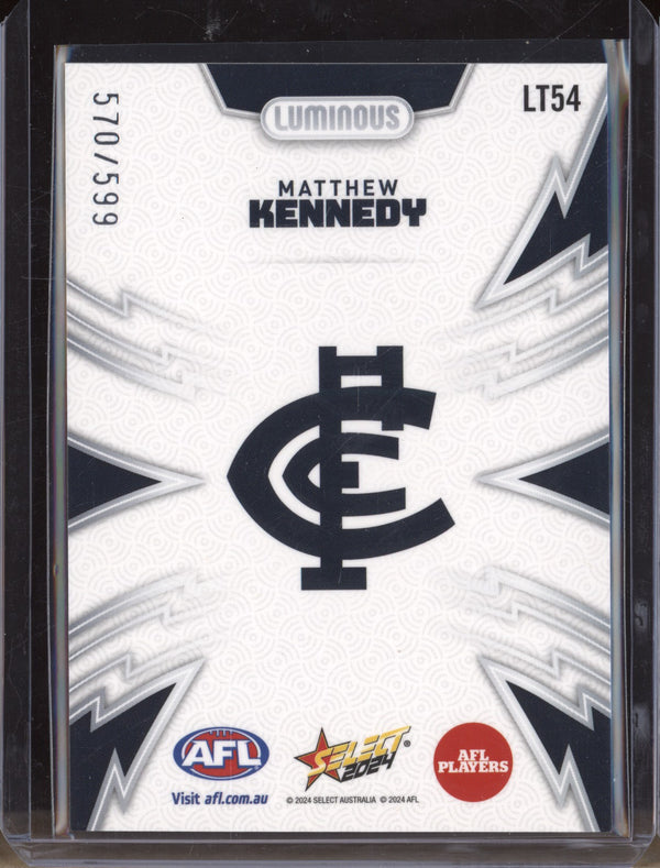 Matthew Kennedy 2024 Select Footy Stars LT54 Luminous Thunderbolt 570/599