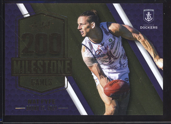 Nat Fyfe 2022 Select Footy Stars 200 Game Milestone