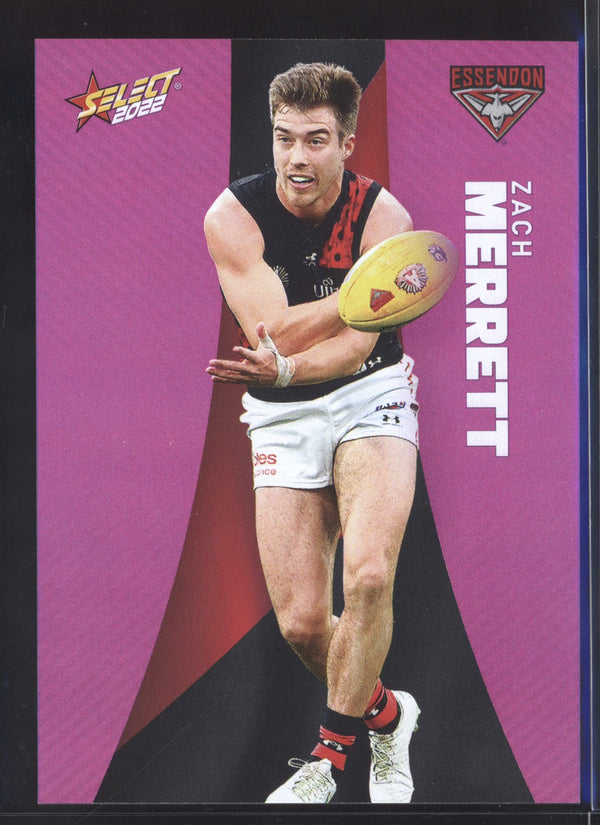 Zach Merrett 2022 AFL- Select Footy Stars Purple Parallel