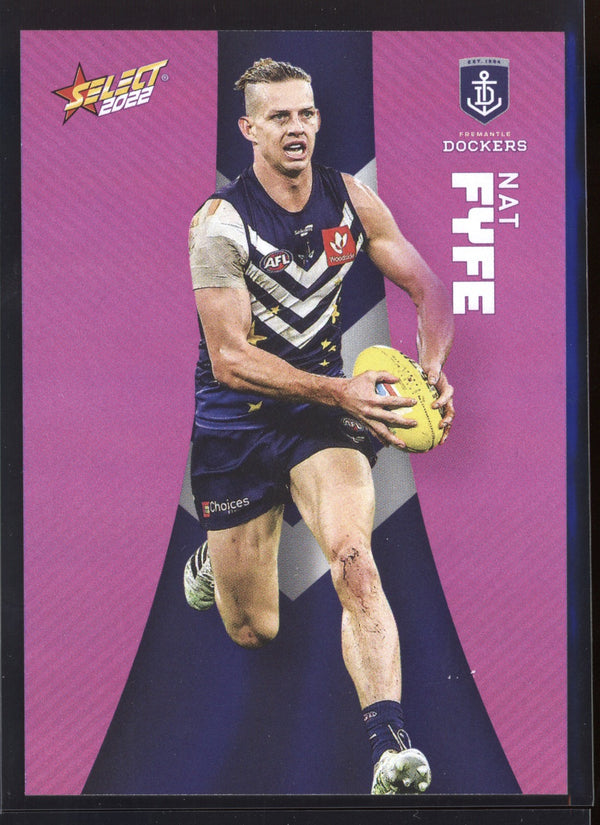 Nat Fyfe 2022 AFL- Select Footy Stars Purple Parallel