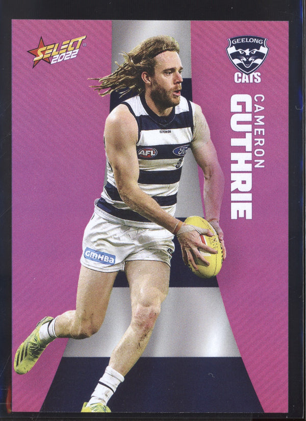 Cameron Guthrie 2022 AFL- Select Footy Stars Purple Parallel