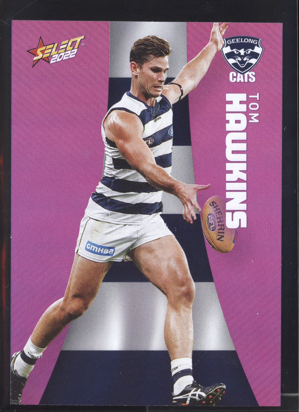 Tom Hawkins 2022 AFL- Select Footy Stars Purple Parallel