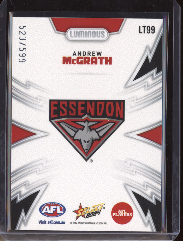 Andrew McGrath 2024 Select Footy Stars LT99 Luminous Thunderbolt 523/599