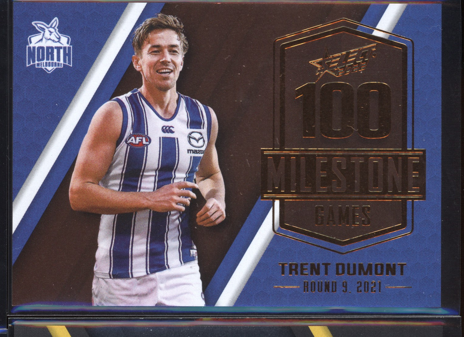 Trent Dumont 2022 Select Footy Stars 100 Game Milestone