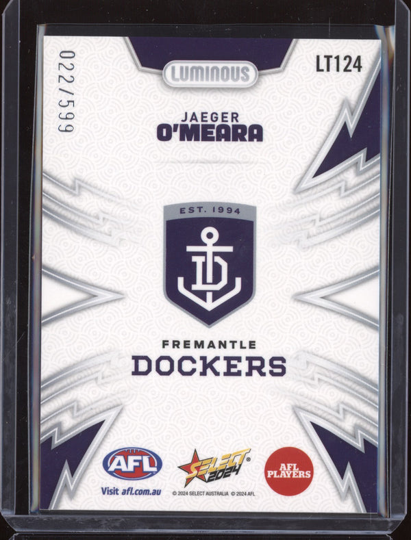 Jaeger O'Meara 2024 Select Footy Stars LT124 Luminous Thunderbolt 22/599