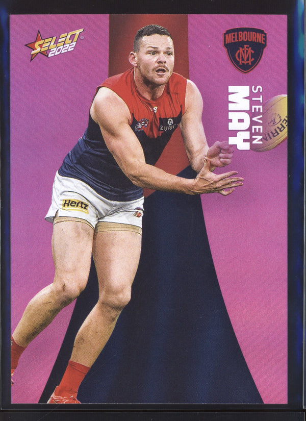 Steven May 2022 AFL- Select Footy Stars Purple Parallel