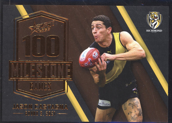 Jason Castagna 2022 Select Footy Stars 100 Game Milestone