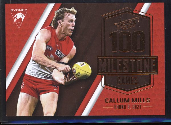 Callum Mills 2022 Select Footy Stars 100 Game Milestone