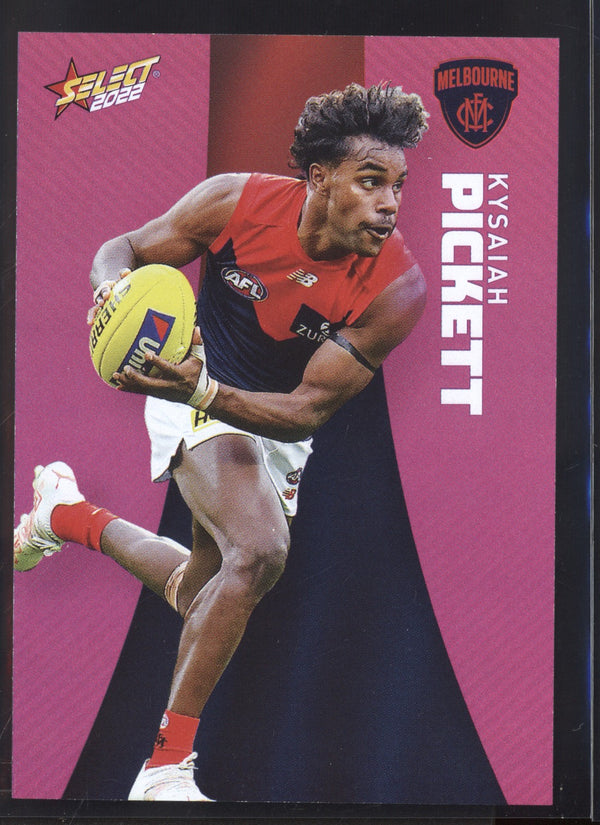 Kysaiah Pickett 2022 AFL- Select Footy Stars Purple Parallel