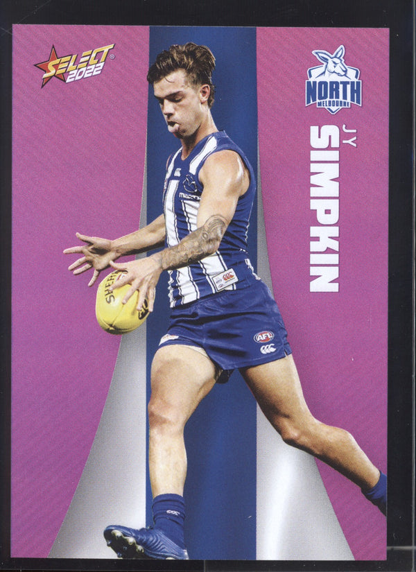 Jy Simpkin 2022 AFL- Select Footy Stars Purple Parallel