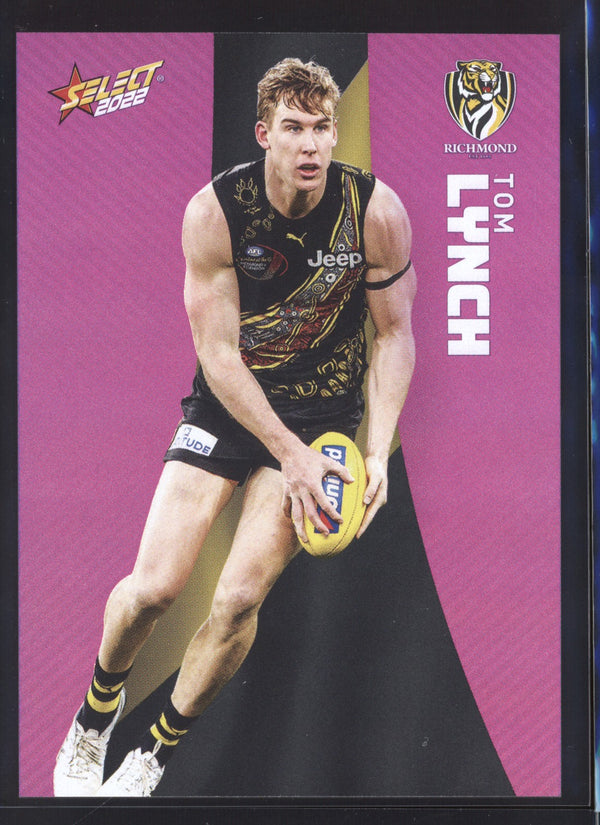 Tom Lynch 2022 AFL- Select Footy Stars Purple Parallel