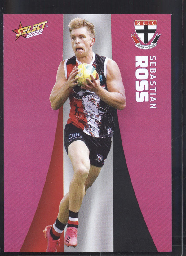 Sebastion Ross 2022 AFL- Select Footy Stars Purple Parallel