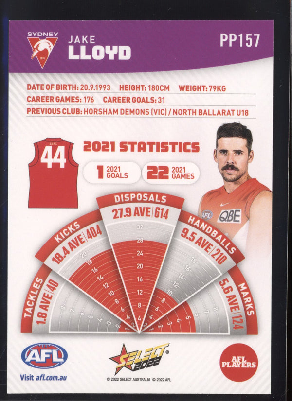 Jake Lloyd 2022 AFL- Select Footy Stars Purple Parallel