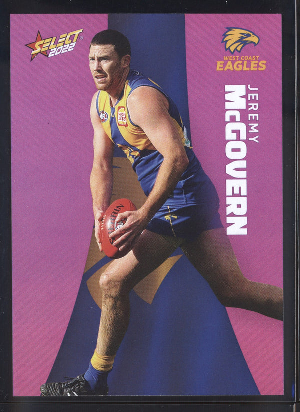 Jeremy McGovern 2022 AFL- Select Footy Stars Purple Parallel