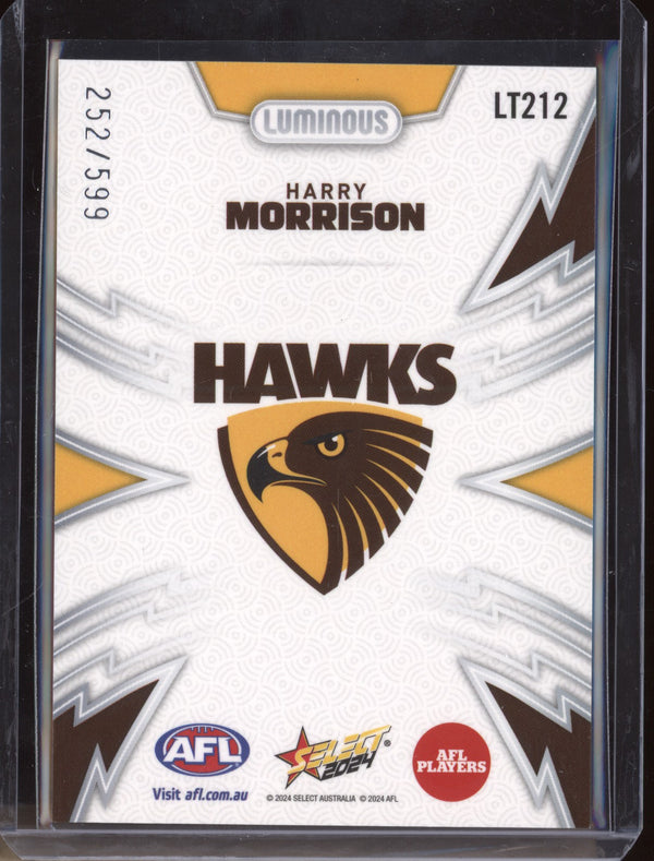 Harry Morrison 2024 Select Footy Stars LT212 Luminous Thunderbolt 252/599