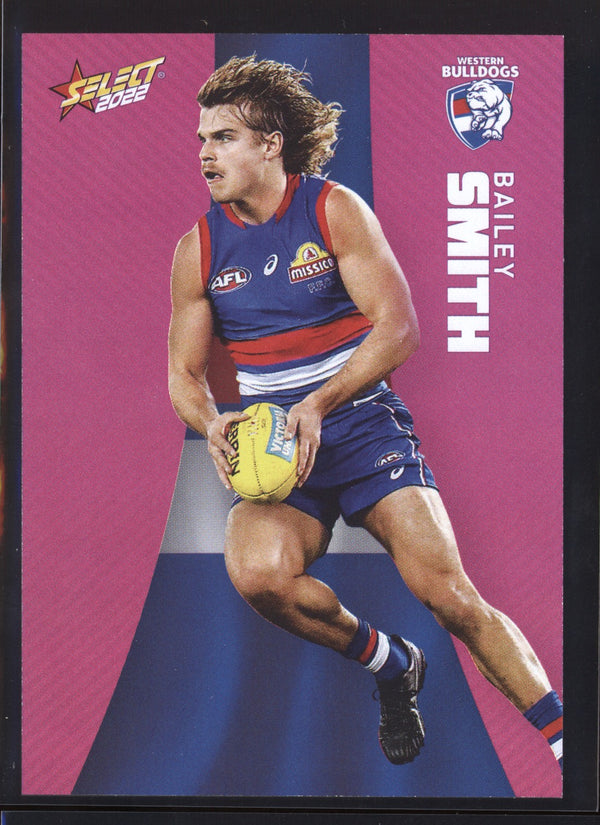 Bailey Smith 2022 AFL- Select Footy Stars Purple Parallel