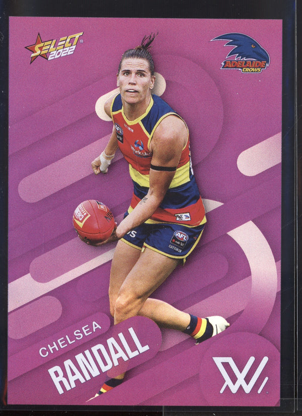 Chelsea Randall 2022 AFL- Select Footy Stars AFLW Purple Parallel