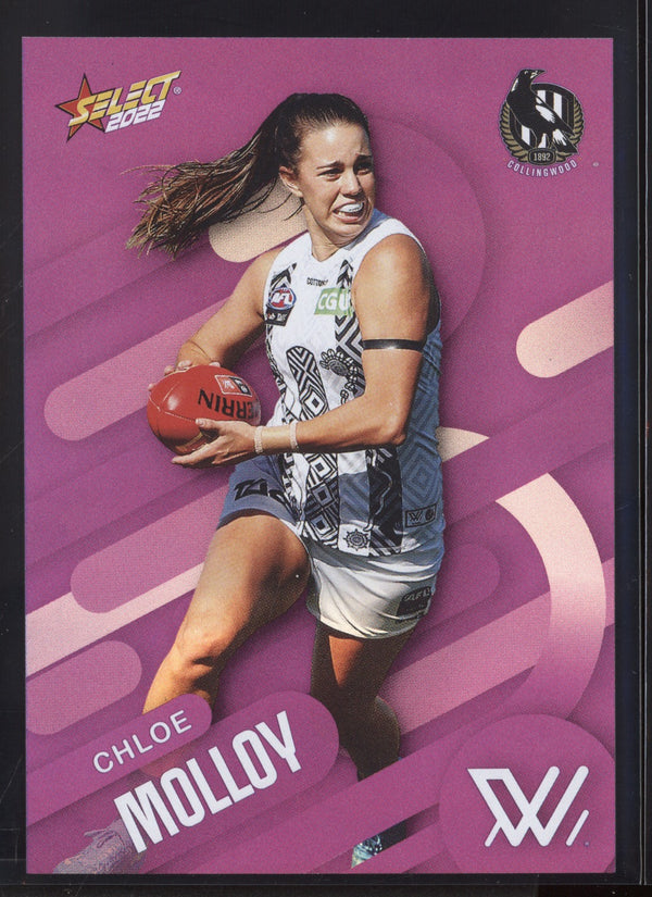 Chloe Molloy 2022 AFL- Select Footy Stars AFLW Purple Parallel