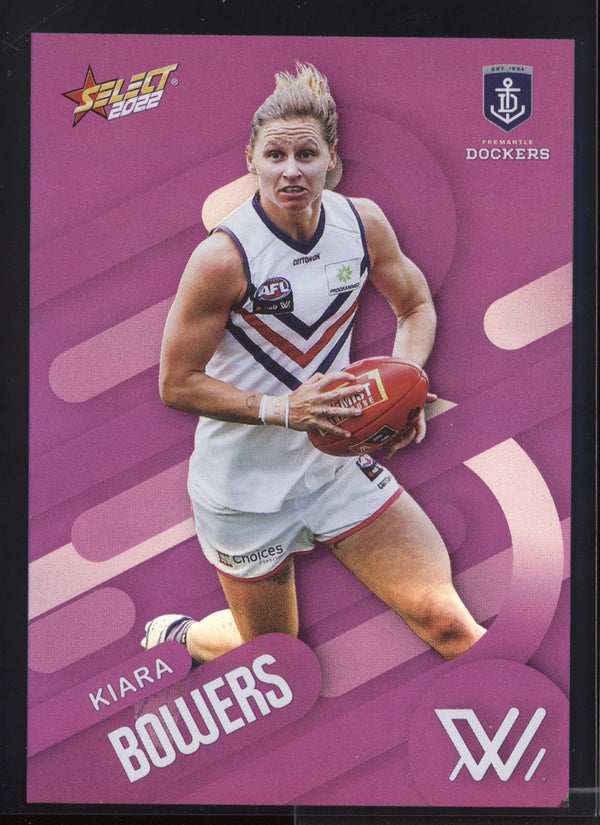 Kiara Bowers 2022 AFL- Select Footy Stars AFLW Purple Parallel