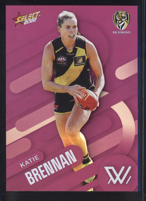 Katie Brennan 2022 AFL- Select Footy Stars AFLW Purple Parallel