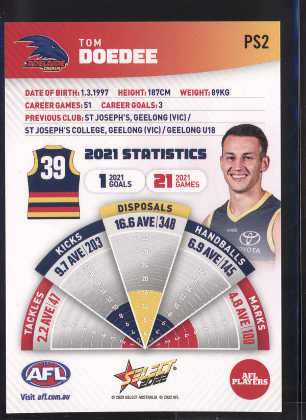 Tom Doedee 2022 AFL- Select Footy Stars Sunset Parallel