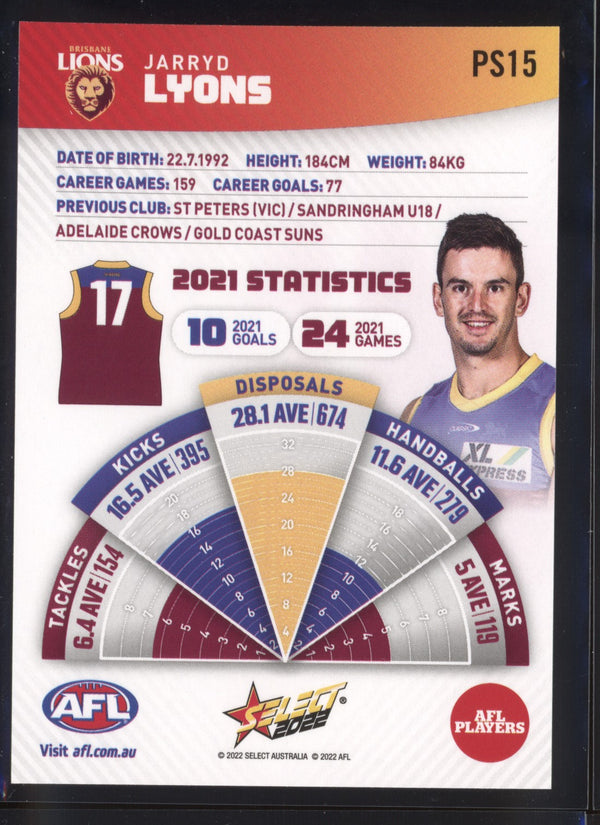 Jarryd Lyons 2022 AFL- Select Footy Stars Sunset Parallel