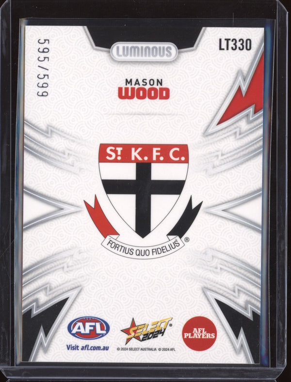 Mason Wood 2024 Select Footy Stars LT330 Luminous Thunderbolt 595/599