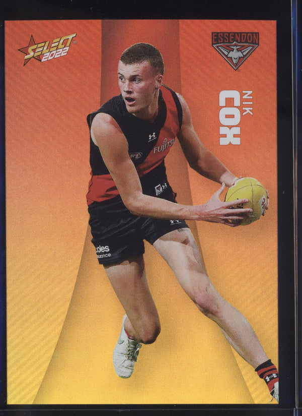 Nik Cox 2022 AFL- Select Footy Stars Sunset Parallel