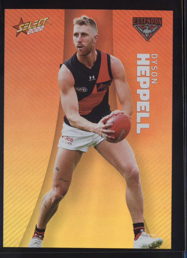 Dyson Heppell 2022 AFL- Select Footy Stars Sunset Parallel