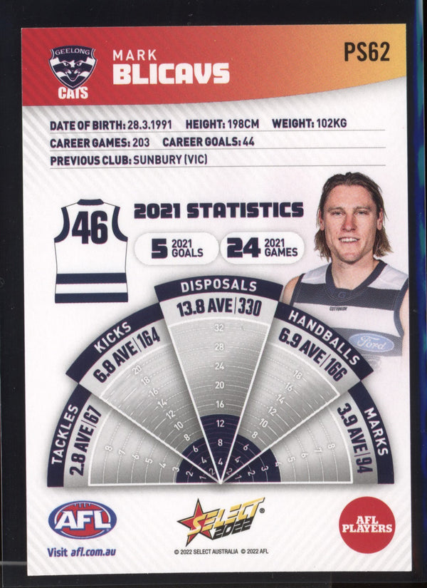 Mark Blicavs 2022 AFL- Select Footy Stars Sunset Parallel