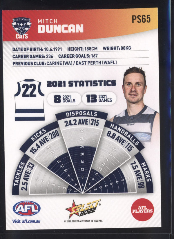 Mitch Duncan 2022 AFL- Select Footy Stars Sunset Parallel