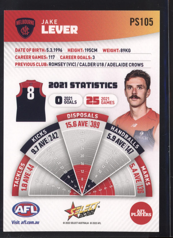 Jake Lever 2022 AFL- Select Footy Stars Sunset Parallel