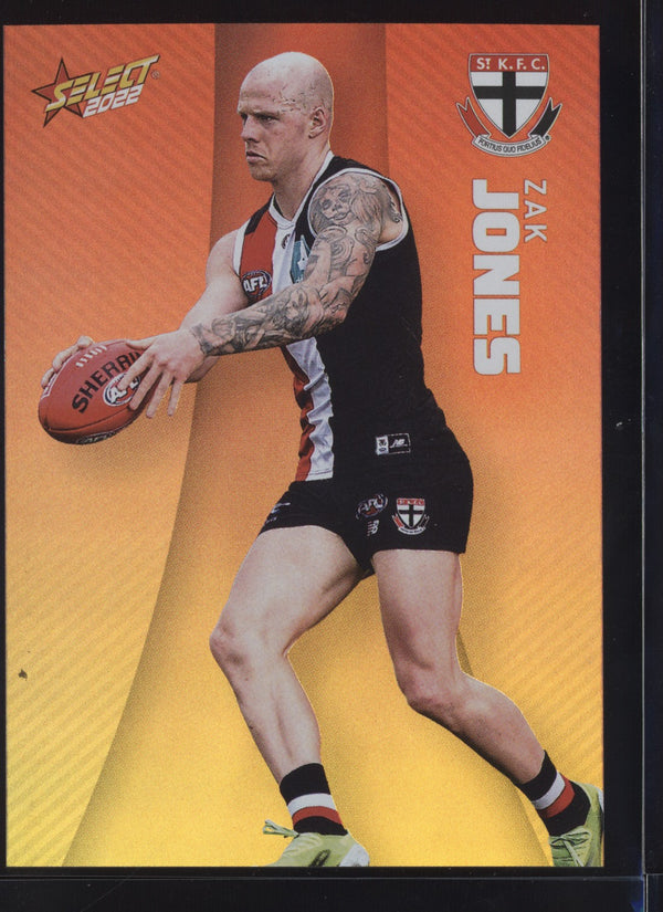 Zak Jones 2022 AFL- Select Footy Stars Sunset Parallel